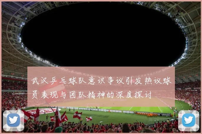 武汉乒乓球队意识争议引发热议球员表现与团队精神的深度探讨